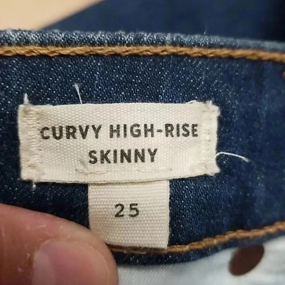 {Madewell} Women's Curvy High-Rise Skinny Size 25 - Picture 13 of 17